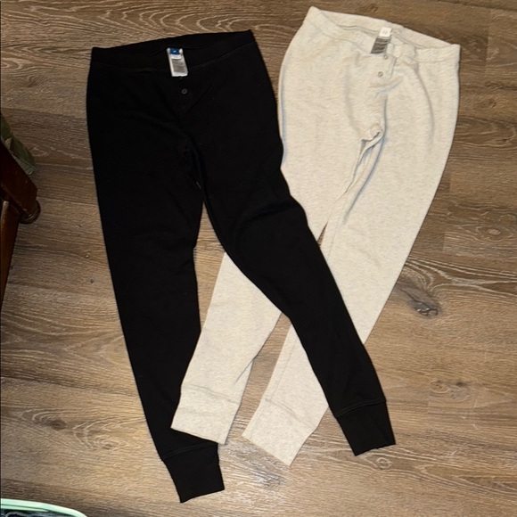 Black and Gray thermal night Bottoms - Picture 1 of 1